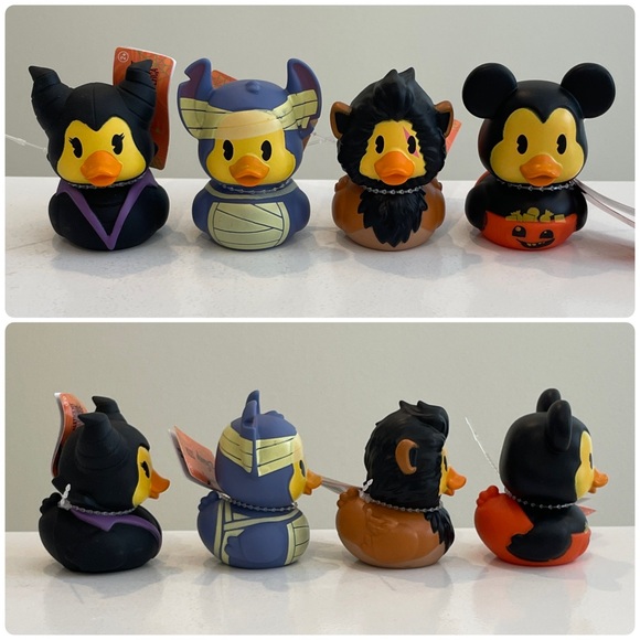 New Target Bullseye Playground Set of 4 Disney Rubber Ducks -Maleficent , Scar… - Picture 1 of 3